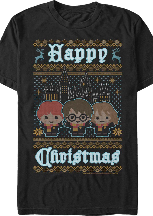 Happy Christmas Harry Potter T-Shirt - main product image