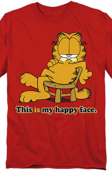 Happy Face Garfield T-Shirt