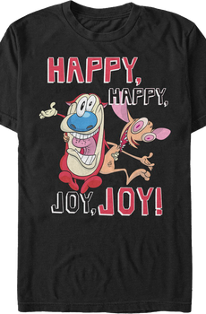 Happy Happy Joy Joy Ren and Stimpy T-Shirt