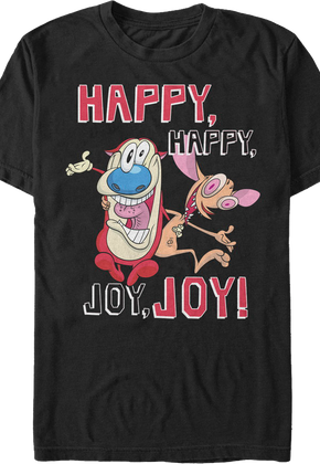 Happy Happy Joy Joy Ren and Stimpy T-Shirt