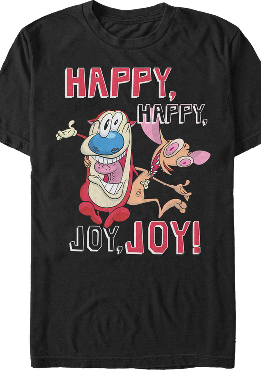 Happy Happy Joy Joy Ren and Stimpy T-Shirt - main product image