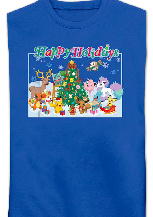 Happy Holidays Group Photo Pokemon Sweatshirt - main product image