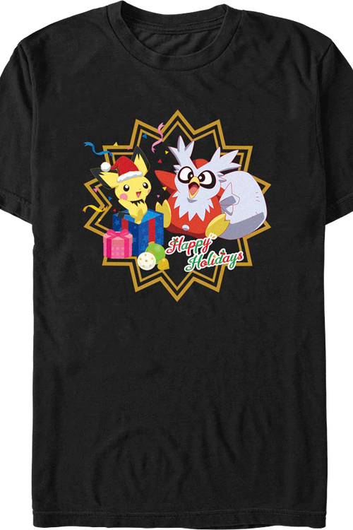 Happy Holidays Pokemon T-Shirtmain product image