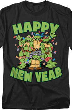 Happy New Year Teenage Mutant Ninja Turtles T-Shirt
