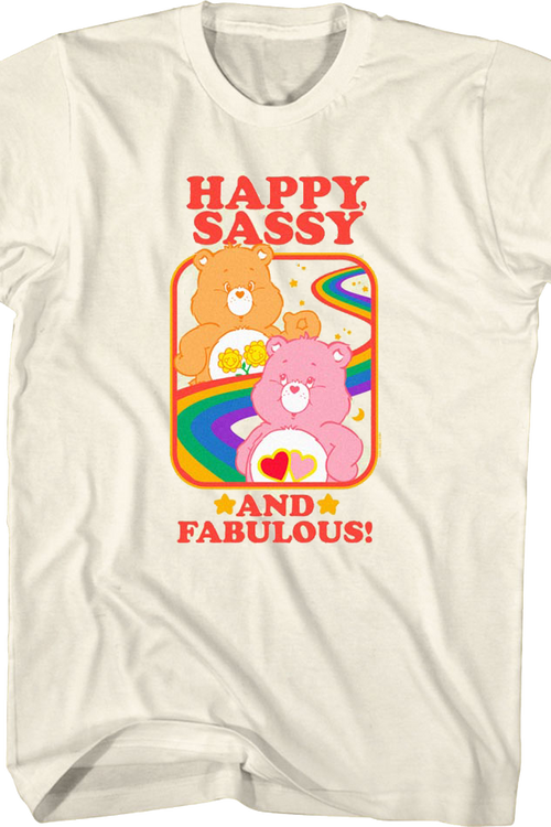 Happy, Sassy And Fabulous Care Bears T-Shirt - main product image