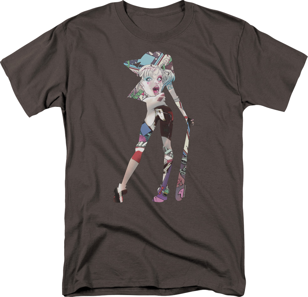 DC Batman Harley Quinn Mad Love T-Shirt Blanc pour Adultes - S DC Batman Harley Quinn Mad Love T-Shirt Blanc pour Adultes - S