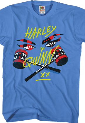 Harley Quinn Eyes Birds Of Prey T-Shirt