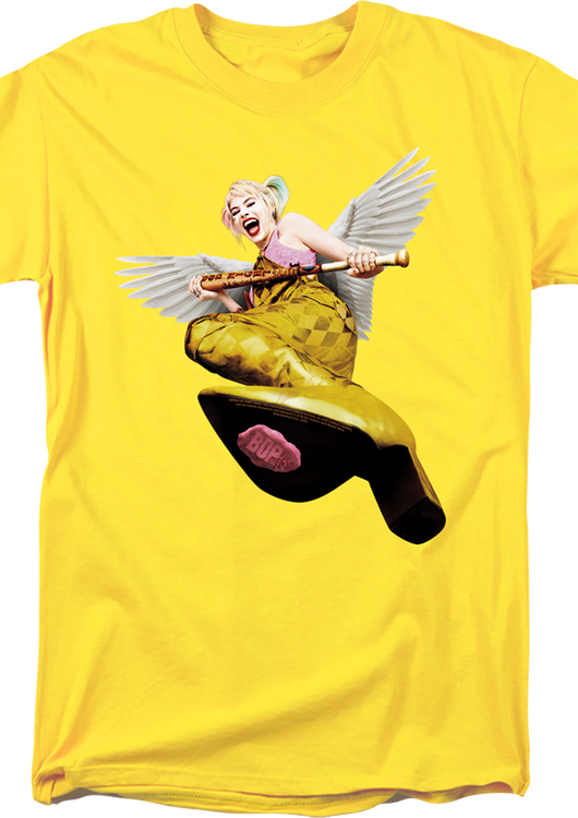Harley Quinn Kick Birds Of Prey T-Shirt - main product image