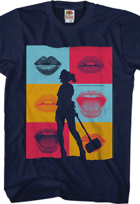 Harley Quinn Lips Birds Of Prey T-Shirt