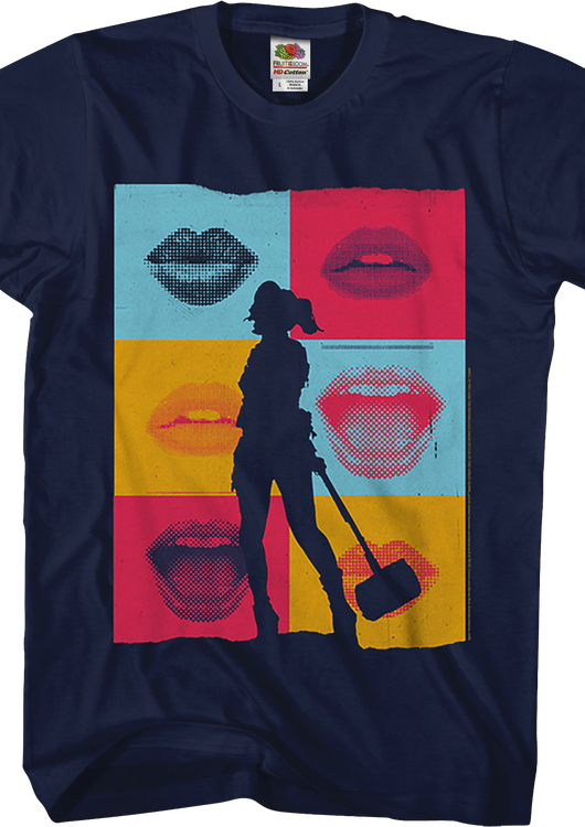 Harley Quinn Lips Birds Of Prey T-Shirt - main product image