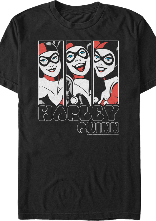 Harley Quinn Panels DC Comics T-Shirt - main product image