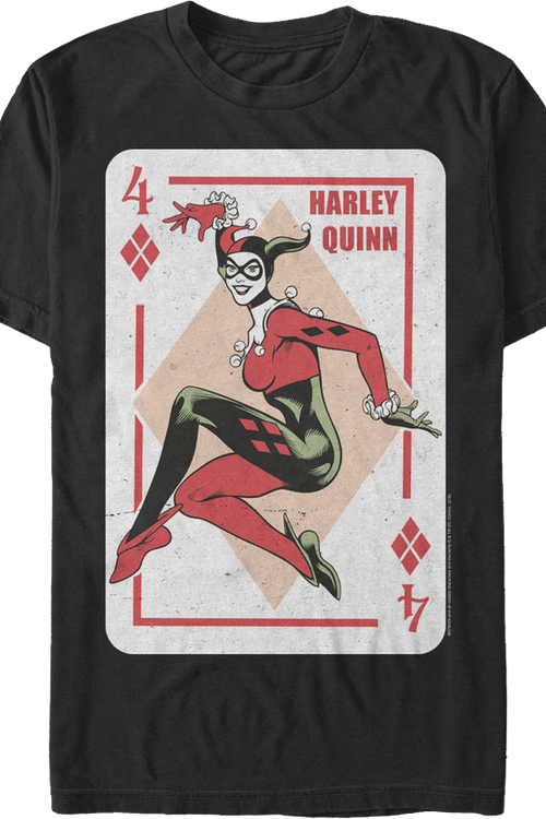 Harley Quinn Playing Card DC Comics T-Shirtmain product image
