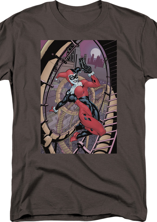 Harley Quinn Roller Coaster Of Love DC Comics T-Shirt - main product image
