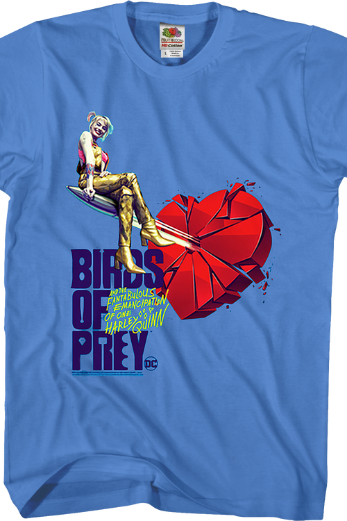 Harley Quinn Shattered Heart Birds Of Prey T-Shirtmain product image