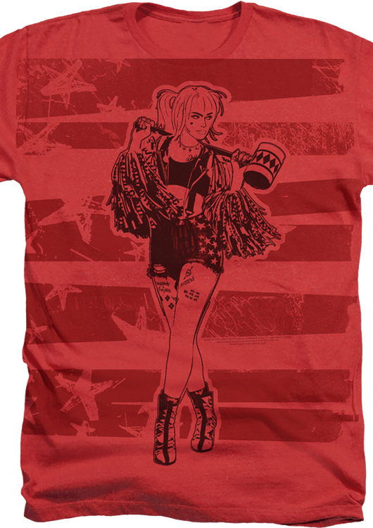 Harley Quinn Sketch Birds Of Prey T-Shirt - main product image