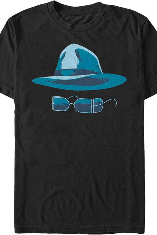 Hat And Glasses Invisible Man T-Shirtmain product image