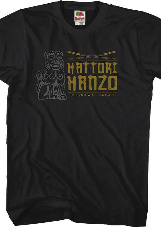Hattori Hanzo Swords Kill Bill T-Shirt - main product image