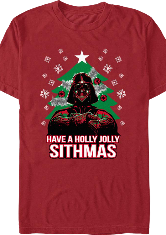 Have A Holly Jolly Sithmas Darth Vader Star Wars T-Shirt - main product image