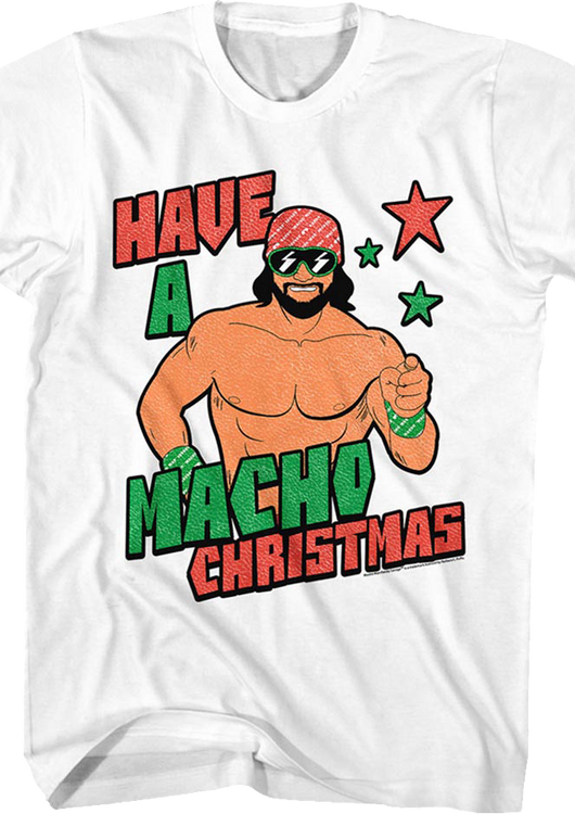 Macho Christmas Randy Savage T-Shirt - main product image