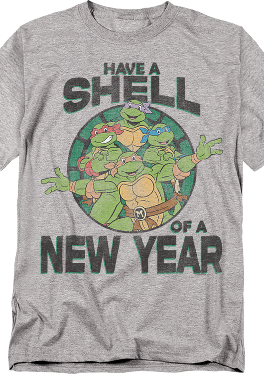 Have A Shell Of A New Year Teenage Mutant Ninja Turtles T-Shirt - main product image