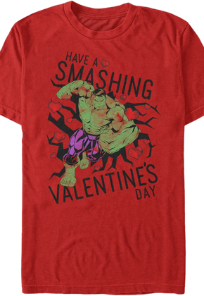 Have A Smashing Valentine's Day Incredible Hulk T-Shirt