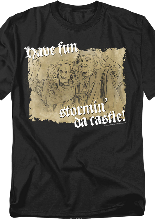 Have Fun Stormin' Da Castle Sketch Princess Bride T-Shirt - main product image