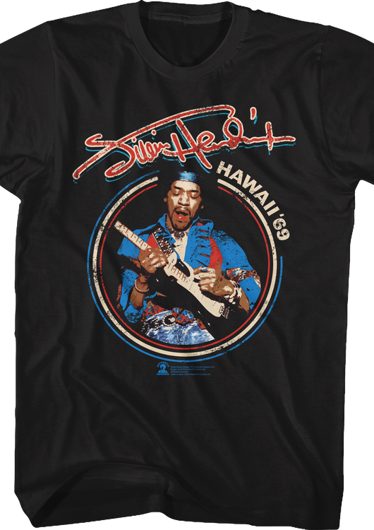 Hawaii '69 Jimi Hendrix T-Shirt - main product image