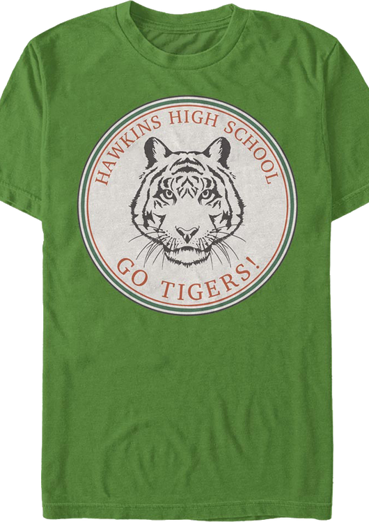 Hawkins High School Tigers Stranger Things T-Shirt - main product image
