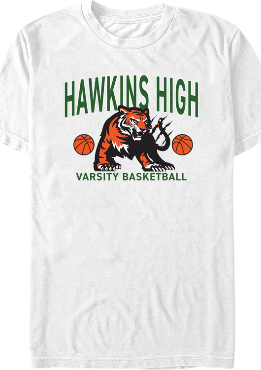 Hawkins High Varsity Basketball Stranger Things T-Shirt - main product image