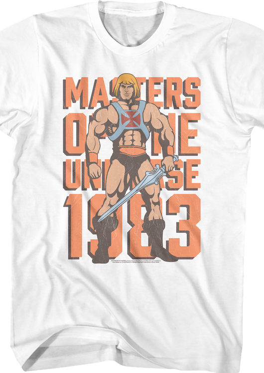 He-Man 1983 Masters of the Universe T-Shirt - main product image
