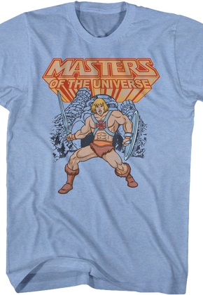 He-Man Action Pose Masters of the Universe T-Shirt