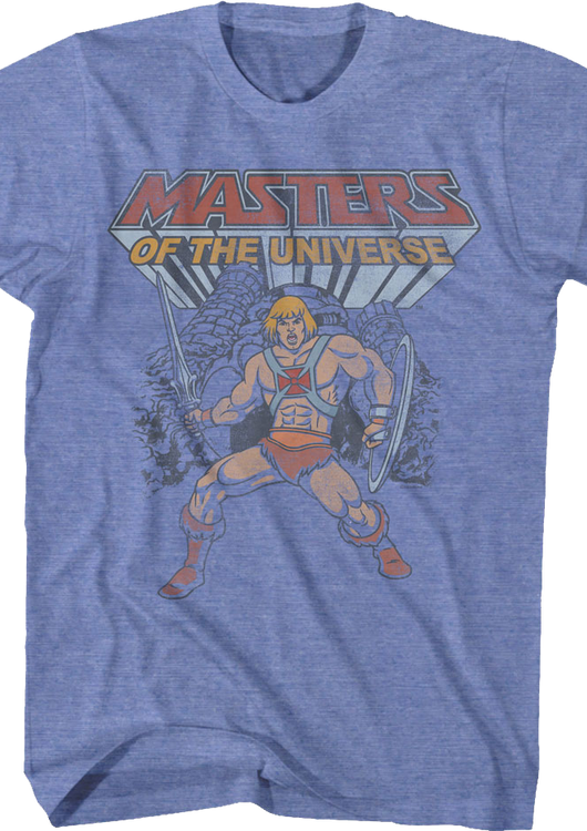 He-Man Castle Grayskull Hero Pose Masters of the Universe T-Shirt - main product image
