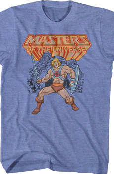 He-Man Castle Grayskull Power Pose Masters of the Universe T-Shirt