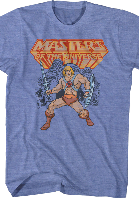 He-Man Castle Grayskull Power Pose Masters of the Universe T-Shirt - main product image