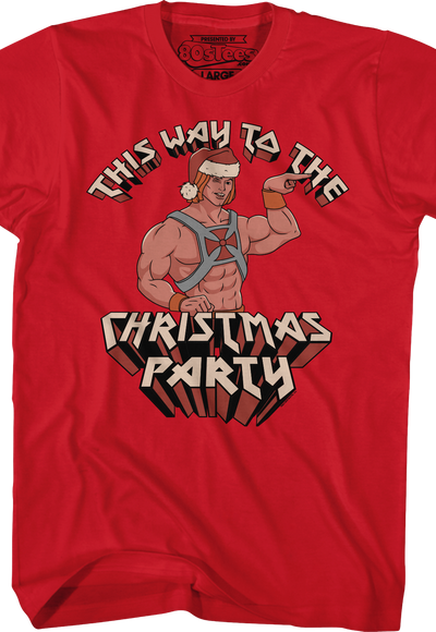 He-Man Christmas Party T-Shirt