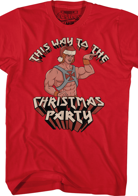 He-Man Christmas Party T-Shirt - main product image