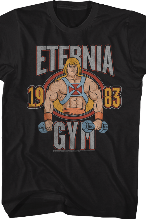 He-Man Eternia Gym Masters of the Universe T-Shirtmain product image