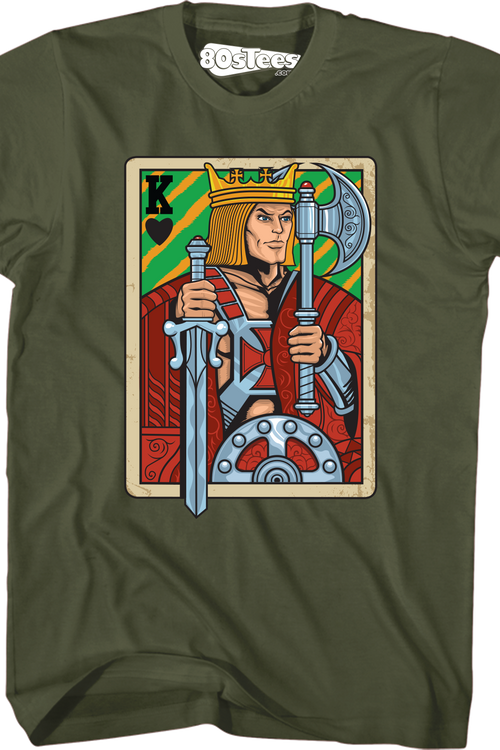 He-Man King Adam Playing Card T-Shirtmain product image