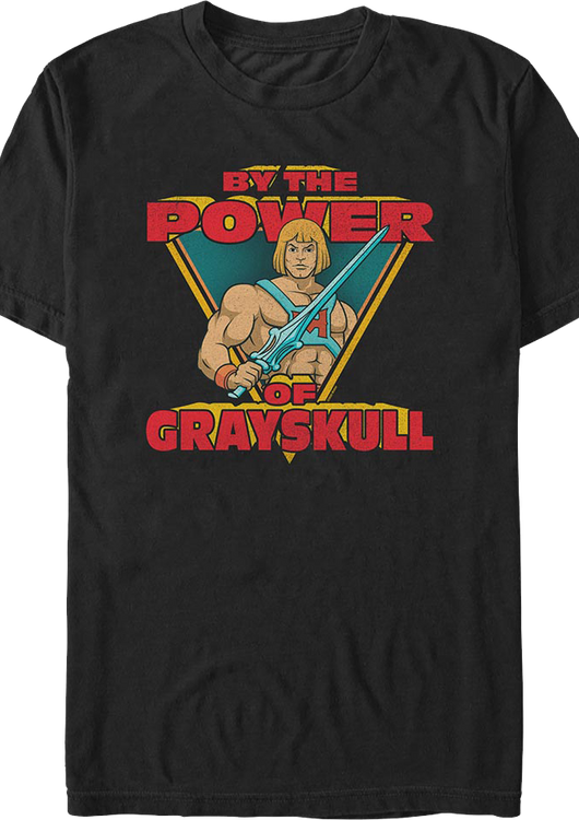 He-Man Power Of Grayskull Pose Masters Of The Universe T-Shirt - main product image