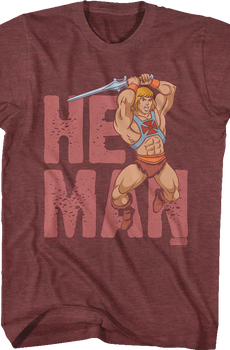 He-Man Power Sword Action Pose Masters of the Universe T-Shirt