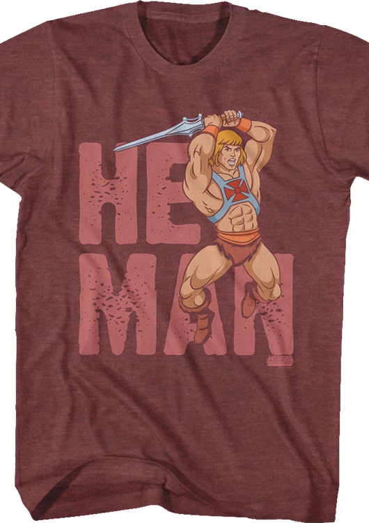 He-Man Power Sword Action Pose Masters of the Universe T-Shirt - main product image