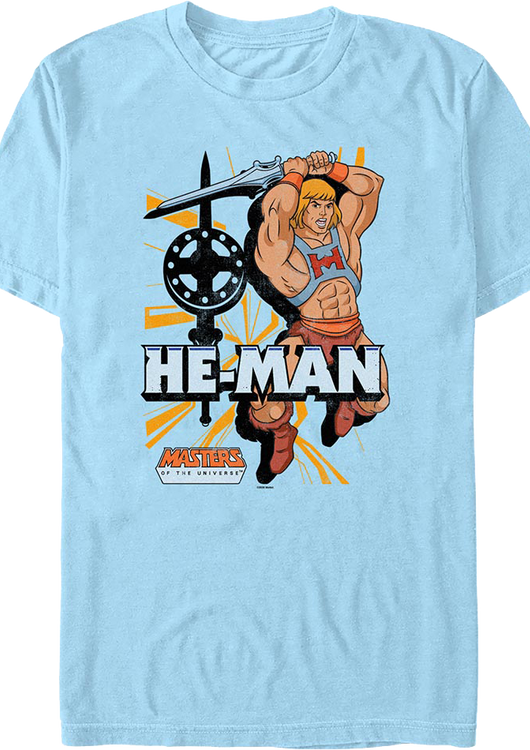 He-Man Power Sword Pose Masters Of The Universe T-Shirt - main product image