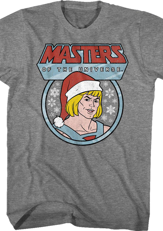 He-Man Santa Claus Hat Masters of the Universe T-Shirt - main product image