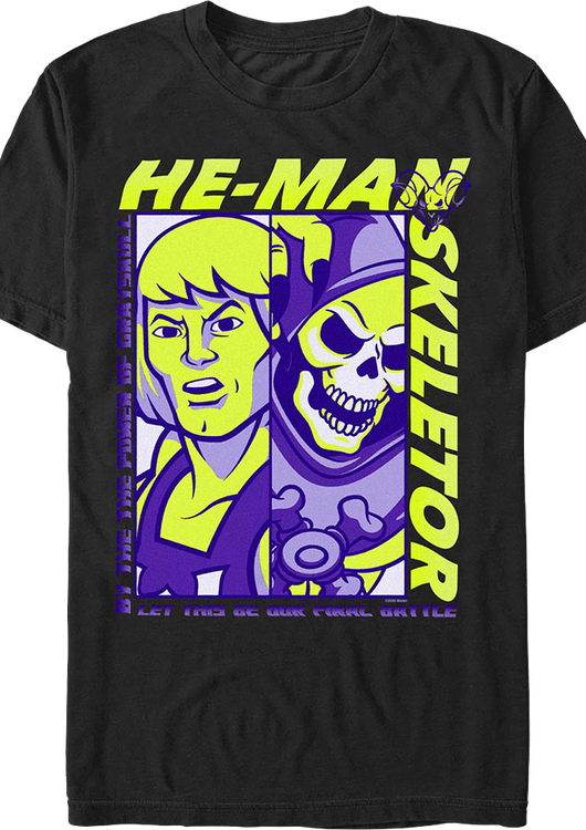 He-Man vs. Skeletor Final Battle Masters Of The Universe T-Shirt - main product image