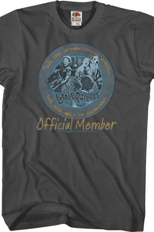 He-Man Woman Haters Club Official Member Little Rascals T-Shirtmain product image
