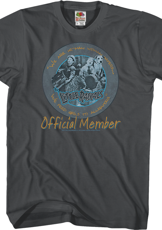 He-Man Woman Haters Club Official Member Little Rascals T-Shirt - main product image
