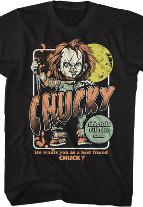 He Wants You As A Best Friend Child's Play T-Shirt