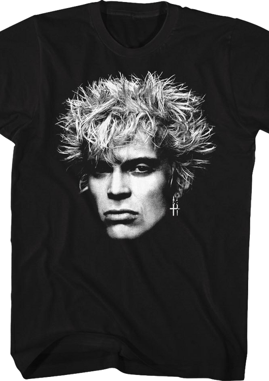 Head Shot Billy Idol T-Shirt - main product image