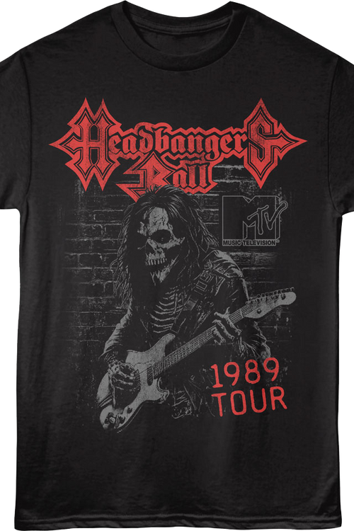 Headbangers Ball 1989 Tour MTV T-Shirtmain product image