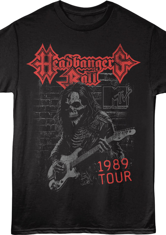 Headbangers Ball 1989 Tour MTV T-Shirt - main product image